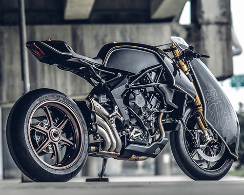 rough crafts ‘ballistic trident’ MV Agusta BRUTALE 800RR custom motorcycle