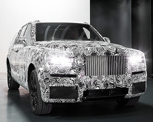 rolls-royce all-terrain vehicle emerges on test track