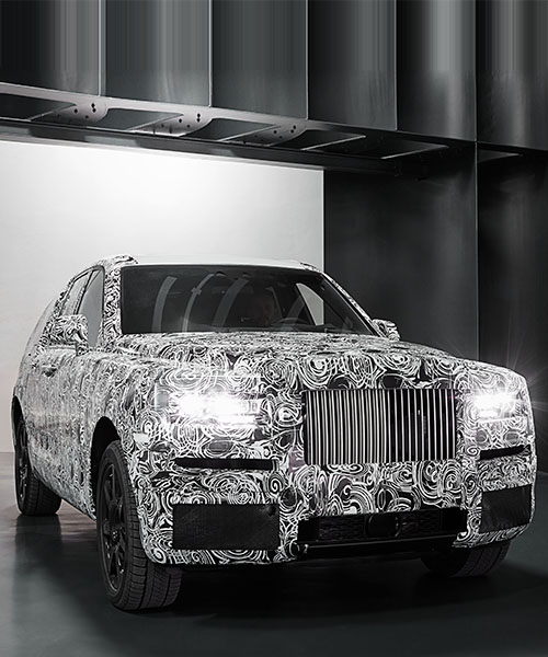 rolls-royce all-terrain vehicle emerges on test track