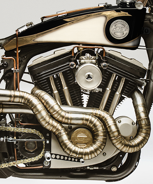 harley davidson sportster 883 'opera' custom motorcycle by south garage