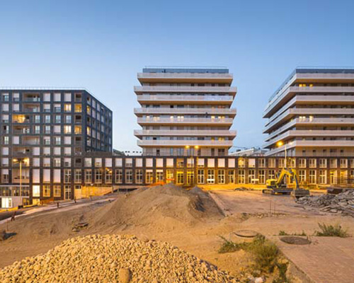 AZC architecture completes construction on 'terrace 9' residential towers in paris