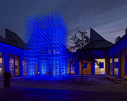 SOM interprets an alternative utzorn christmas tree at danish exhibit