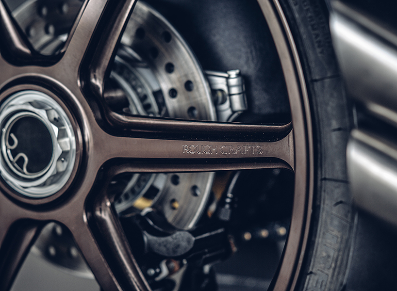 rough crafts ‘ballistic trident’ MV Agusta BRUTALE 800RR custom motorcycle designboom