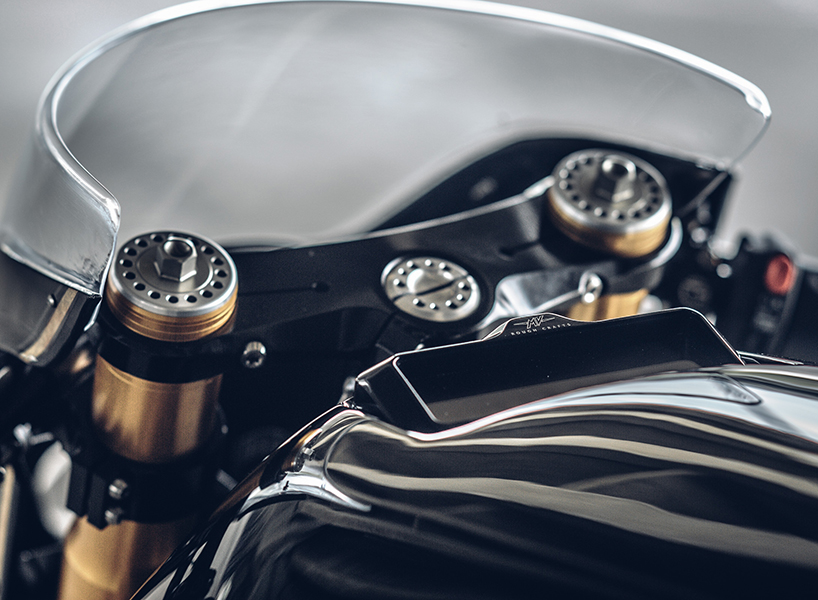 rough crafts ‘ballistic trident’ MV Agusta BRUTALE 800RR custom motorcycle designboom