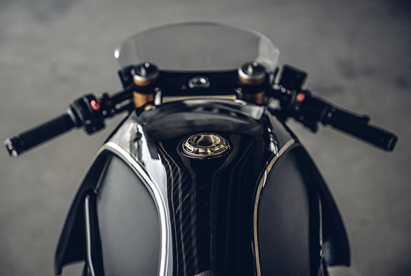 rough crafts ‘ballistic trident’ MV Agusta BRUTALE 800RR custom motorcycle designboom