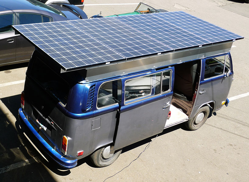 Motorhome solar outlet and electrical