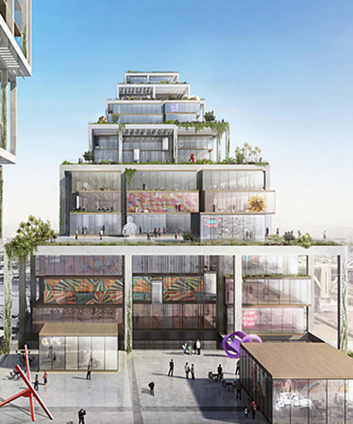 BIG's mixed-use development proposed for los angeles arts district