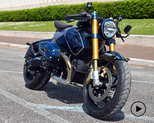 BMW R1200 'diva' custom motorcycle by giulio paz design