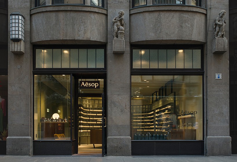 einszu33 develops aesop store with historical references to leipzig