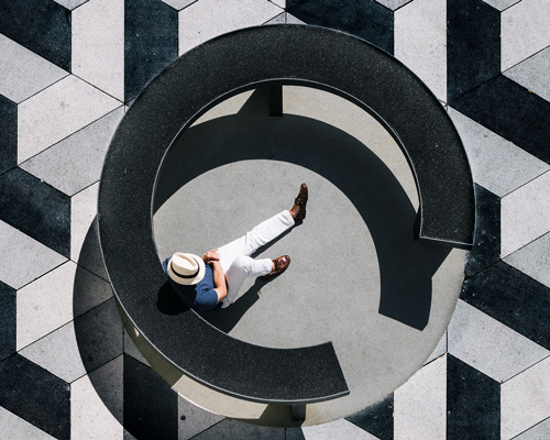 garciagerman arquitectos transforms historic santander plaza using bold geometric paving