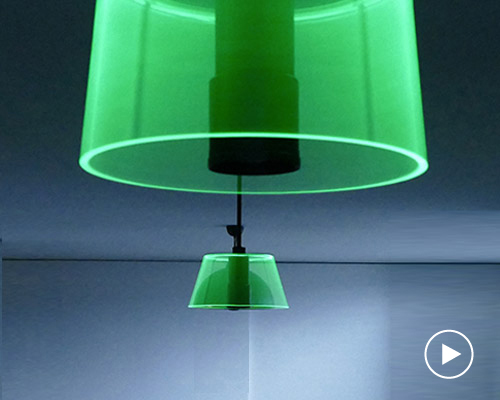 NDF zürich POVLAMP, the world's first interactive 3D pendant LED light