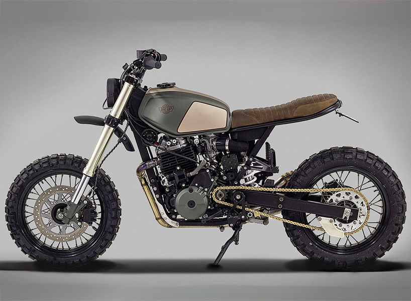 ton-up garage muxima honda FMX 650 custom motorcycle