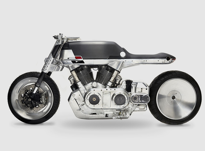 vanguard roadster motorcycle designboom