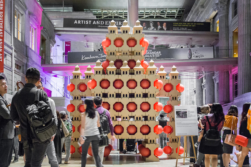 noa haim's 'pagodas robot' celebrates the first anniversary of the national gallery singapore