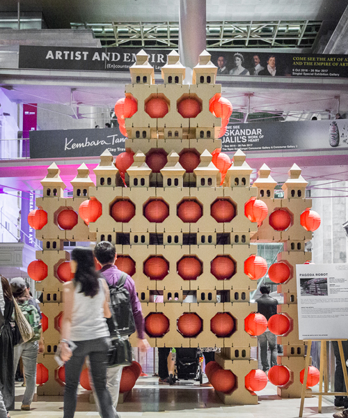 noa haim's 'pagodas robot' celebrates the first anniversary of the national gallery singapore