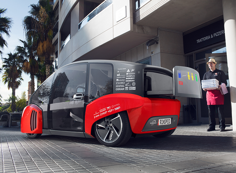 Driverless vehicle becomes office in XchangE concept car by Rinspeed