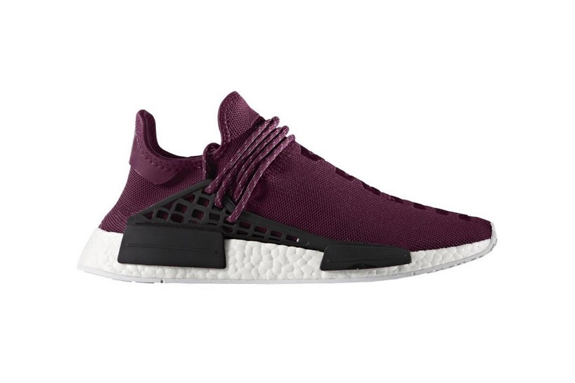 pharrell x adidas unveil the HU NMD sneaker in noble crimson