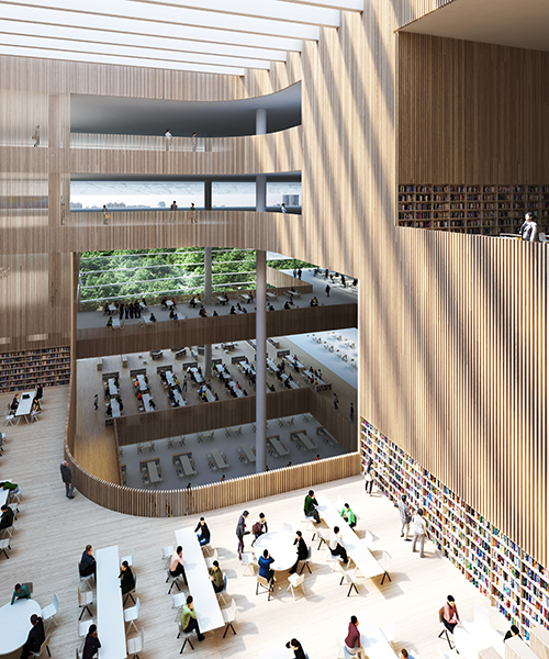 schmidt hammer lassen wins competition to construct new shanghai library