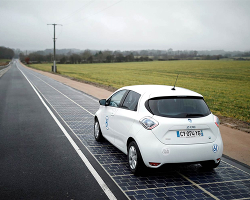 france unveils wattway, the world's first solar panel road