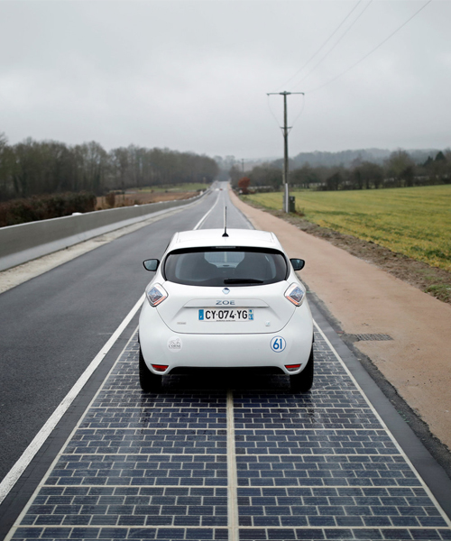 france unveils wattway, the world's first solar panel road