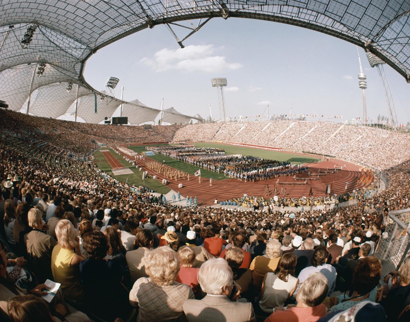 stadiums past and present exhibition olympic museum lausanne designboom