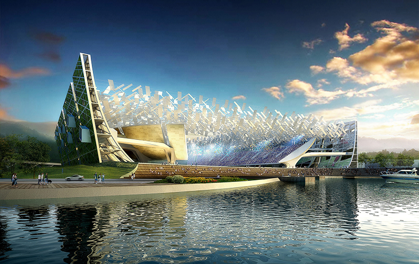 stadiums past and present exhibition olympic museum lausanne designboom 