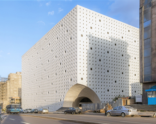 VILALTA completes mall in ethiopia with perforated envelope