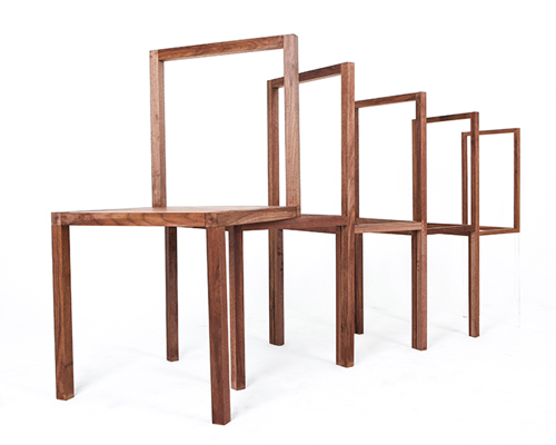 yoonki lee and byeong chan yoo's panorama chair reflects the balance of life