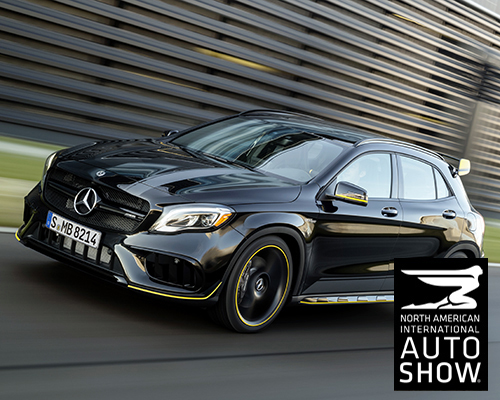mercedes-benz GLA adds power and poise to the crossover at NAIAS 2017