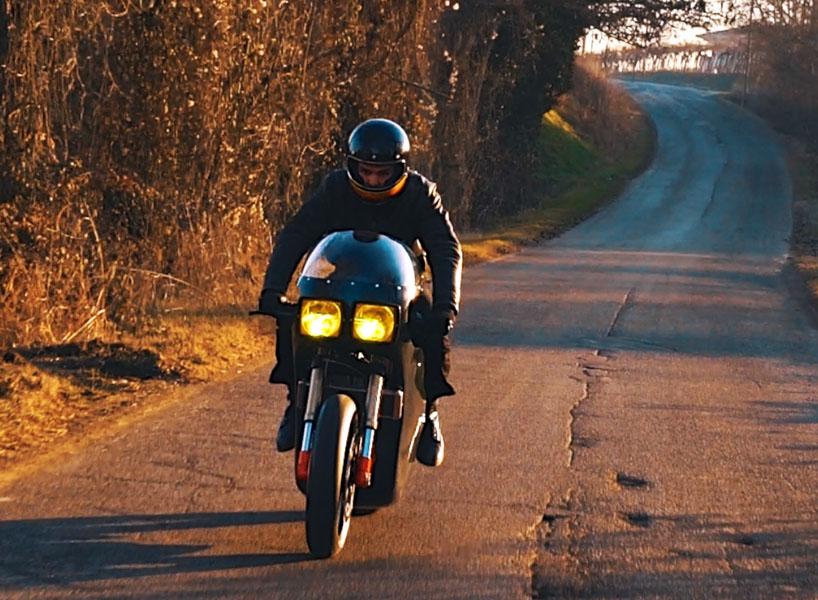 apache midnight runner electric custom cafe racer motorcycle designboom