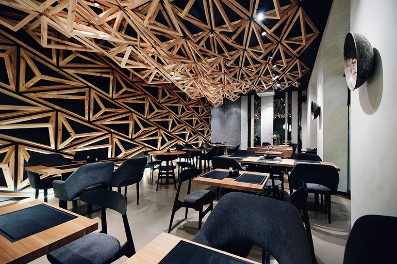 kido sushi bar by DA architects st petersburg designboom