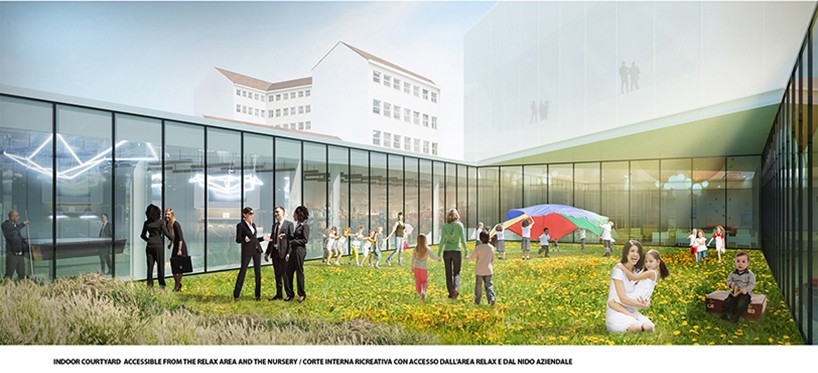 KAMJZ architects CAP group HQ milan designboom 