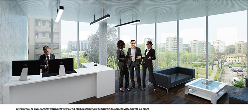 KAMJZ architects CAP group HQ milan designboom 