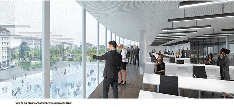 KAMJZ architects CAP group HQ milan designboom 