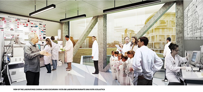 KAMJZ architects CAP group HQ milan designboom 