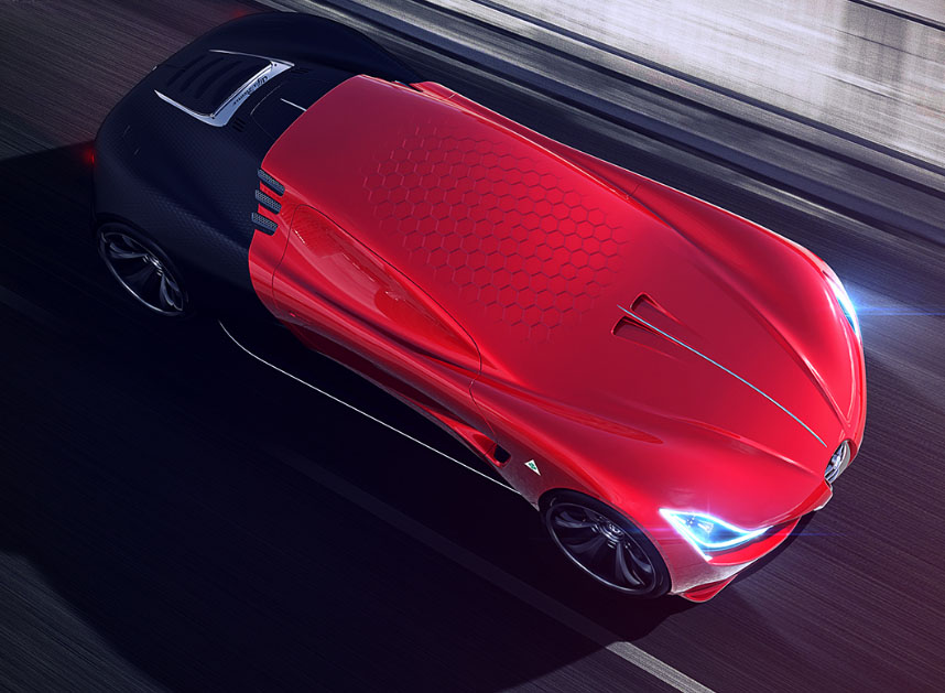 alfa romeo C18 supercar concept suits iron man's car collection