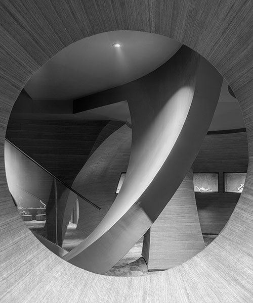 archi-union interprets jade museum from 3D calligraphy