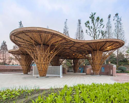 atelier REP's bamboo garden rejuvenates the countryside in chengdu, china