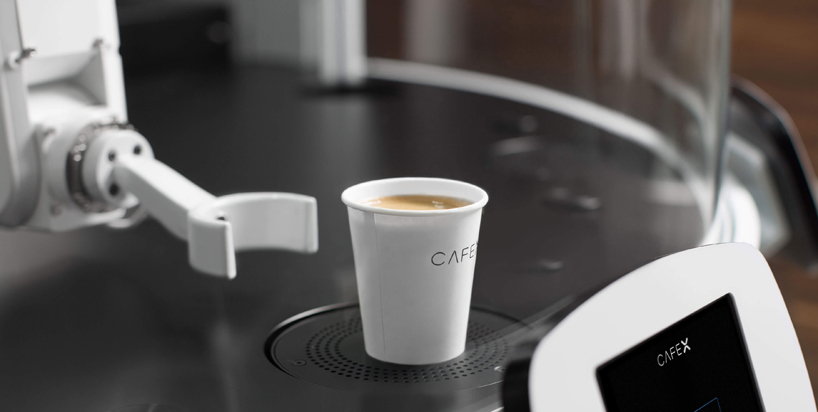 coffee robot barista cafe x san francisco designboom