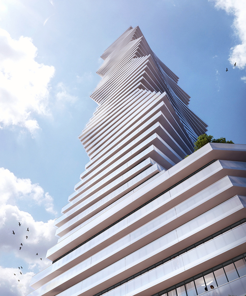 mississauga's tallest tower by CORE architects to feature twisted floor plates