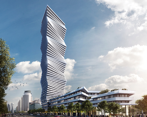 mississauga's tallest tower by CORE architects to feature twisted floor plates
