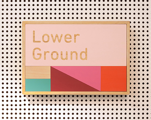 design by toko shapes timber signs like building-blocks for childcare center