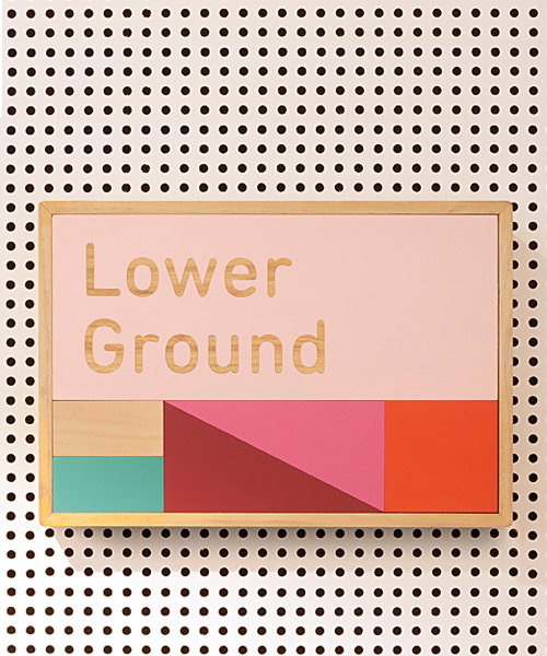 design by toko shapes timber signs like building-blocks for childcare center