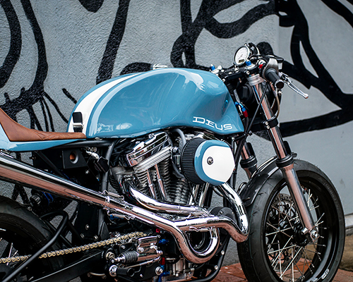 deus harley davidson 'bel air 1200' custom motorcycle