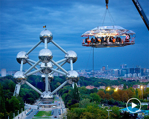 dinner in the sky's flying kitchen takes the culinary experience to a lofty new height