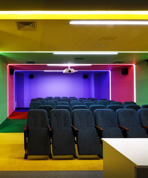 dreamdesign's new school explodes with colors, art and positivity