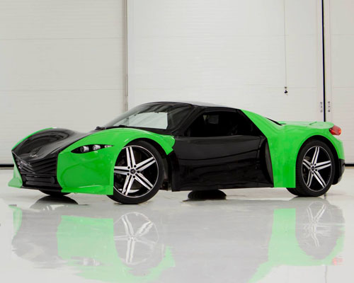 dubuc unveils tomahawk electric sports car with 370 mile range