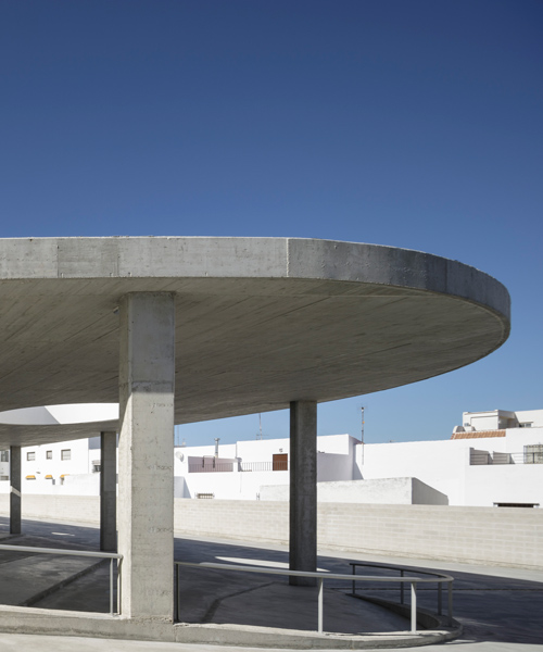 fernando suárez corchete completes concrete bus station in seville