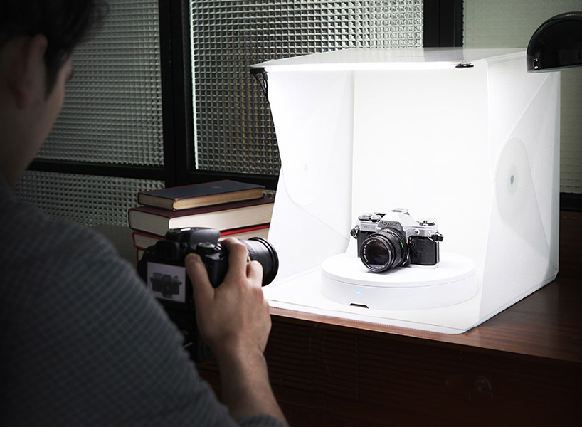 foldio360 smart turntable folio designboom