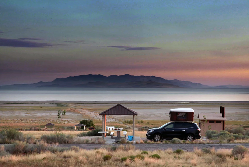 iKamper skycamp rooftop tent inspired by jack kerouac's on the road